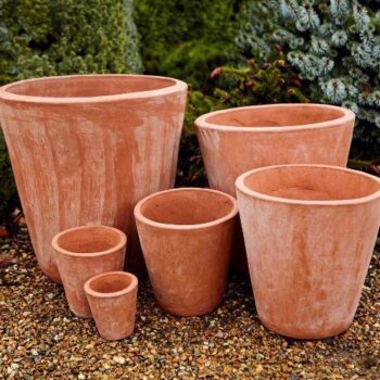 Terracotta Long Tom Flower Pot