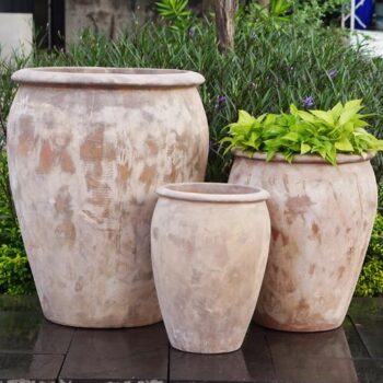 Terracotta Antique Brussel Vase