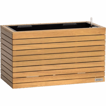Lechuza Palo Natural Wood 80 All Inclusive Set Wide Low