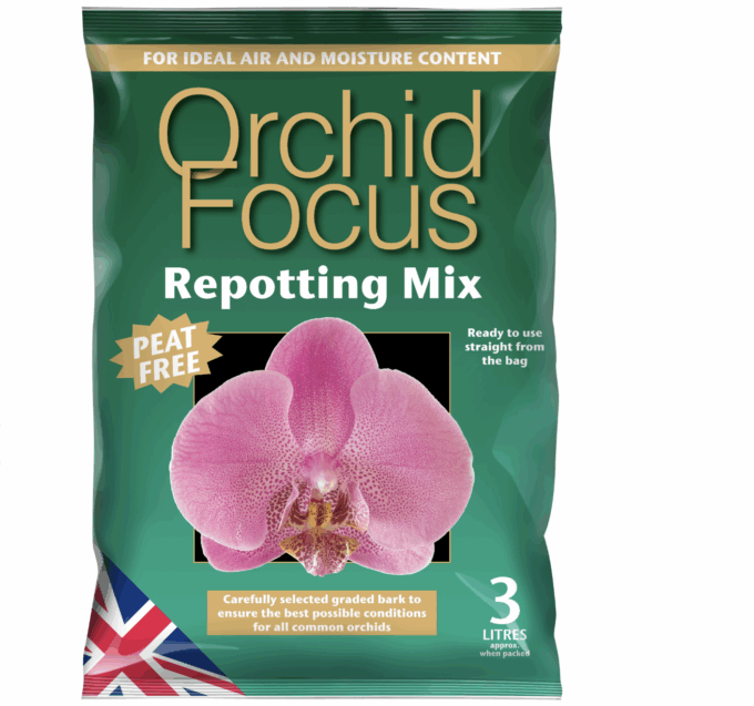 Orchid Focus Repotting Mix Peat Free 8L