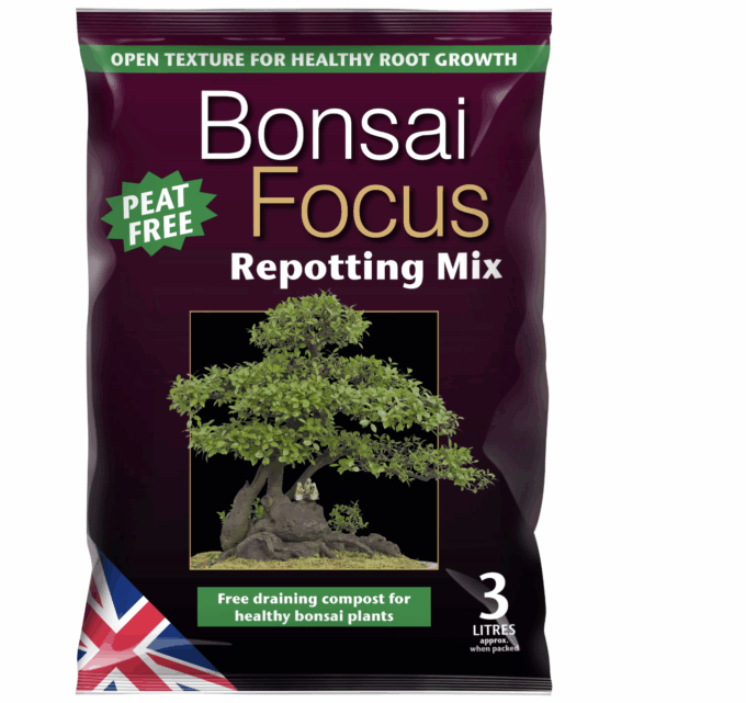 Bonsai Focus Repotting Mix Peat Free 3L
