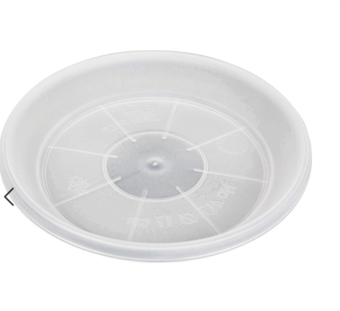 Clear Pot Saucer 17 cm (for 12 - 15 cm pots)