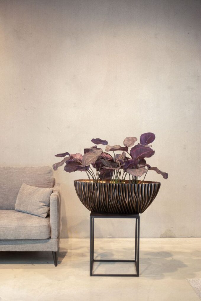 River table vessel, 75x25/25 cm, antique bronze (previously article 27948)