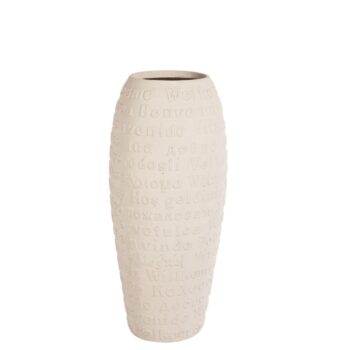 Welcome floor vase, Ø 39 cm, height 90 cm, natural