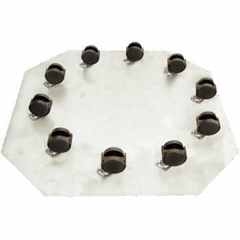 Wheelplates Castor Wheel 10 x 35 mm