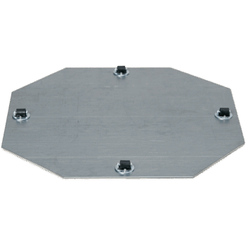Wheelplates Fixed Castor 4 x 8 mm (45 kg. max load capacity)