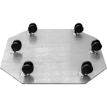 Wheelplates Castor Wheel 6 x 50 mm (200 kg. max load capacity)