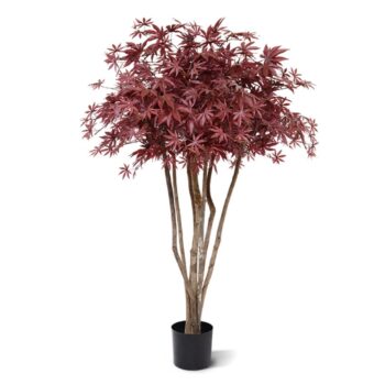 Acer deluxe kunstboom op stam  - burgundy