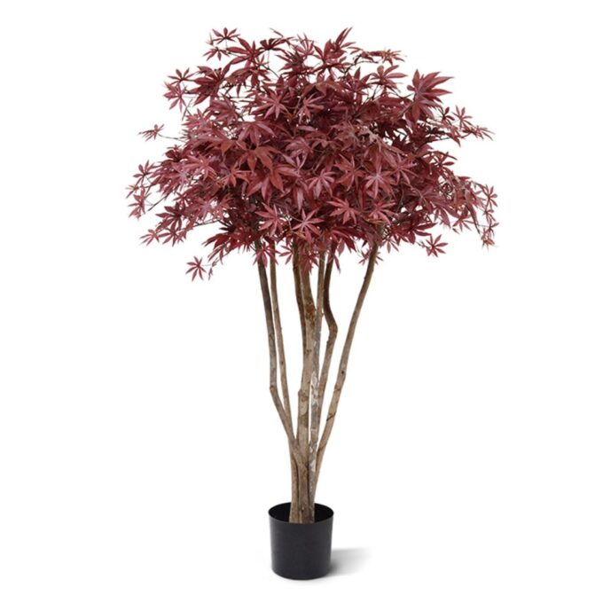 Acer deluxe kunstboom op stam  - burgundy