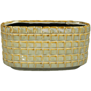 Planter Stian soft jade D26x13 H13