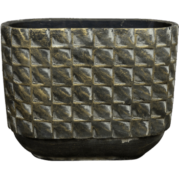 Planter Jim earth D26x13 H21