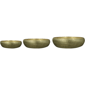 Bowl set of 3 Rowen new green D48 H13
