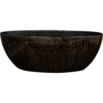 Planter Niene black gold D55x25 H20