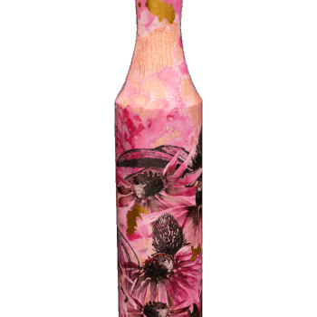 Bottle Polly pink D18 H90