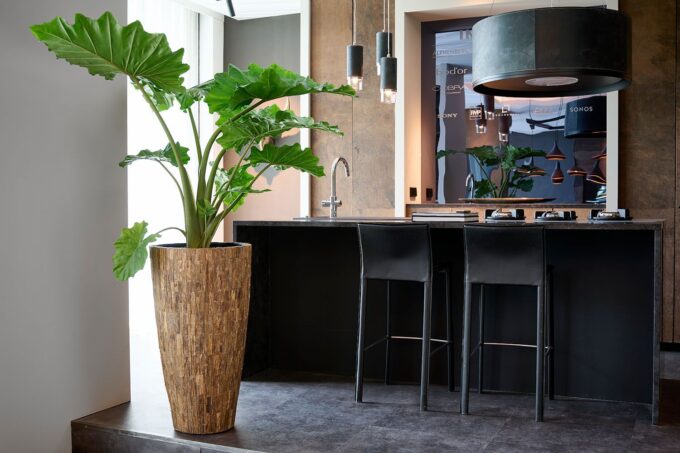 Woody floor vase, Ø 39 cm, height 75 cm