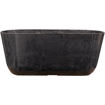 Planter Palermo marble grey D35x16 H15