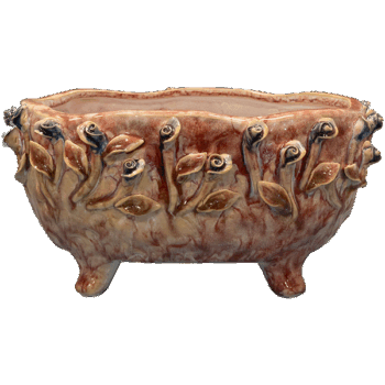 Planter Irene pastelroze D26x18 H13