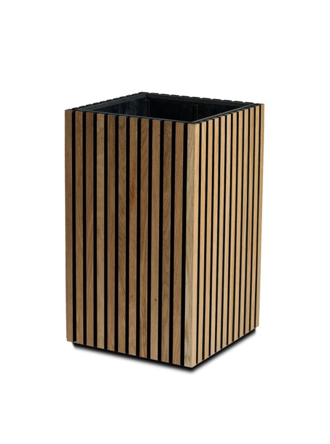 Acoustic Planter Wood Square
