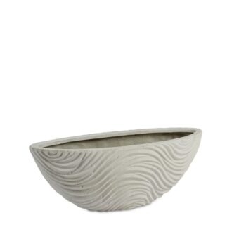 Graphic Oval White