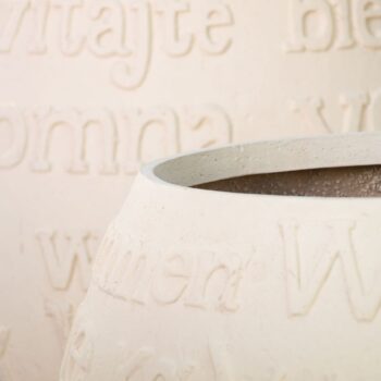 Welcome floor vase, Ø 39 cm, height 90 cm, natural