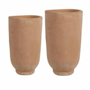 Vase set of 2 Kevin terra D38 H65