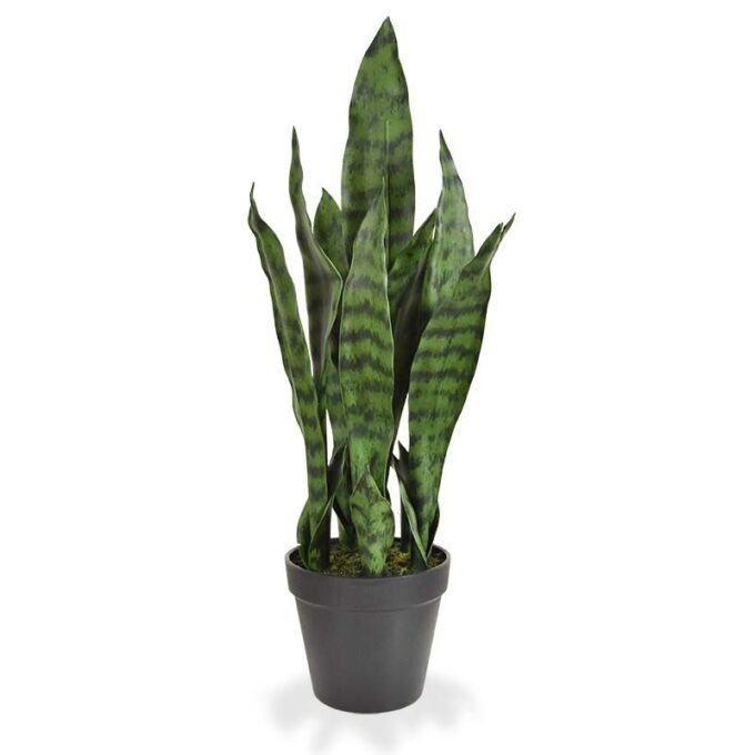 Sanseveria kunstplant N  - groen