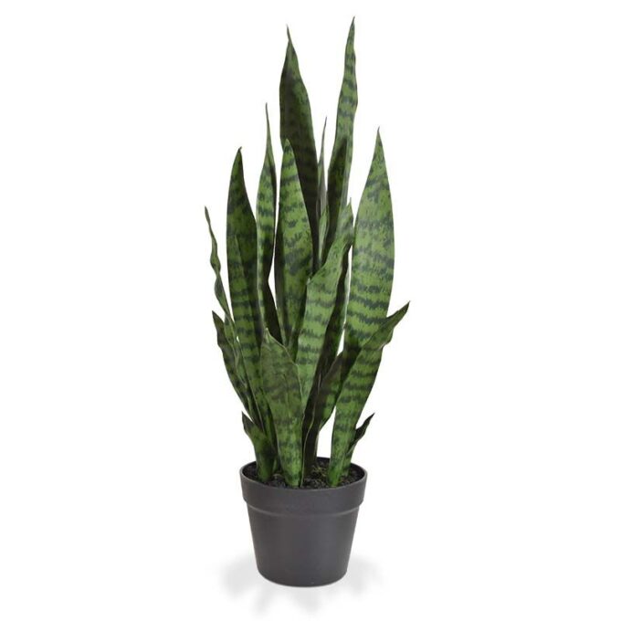 Sanseveria kunstplant N  - groen