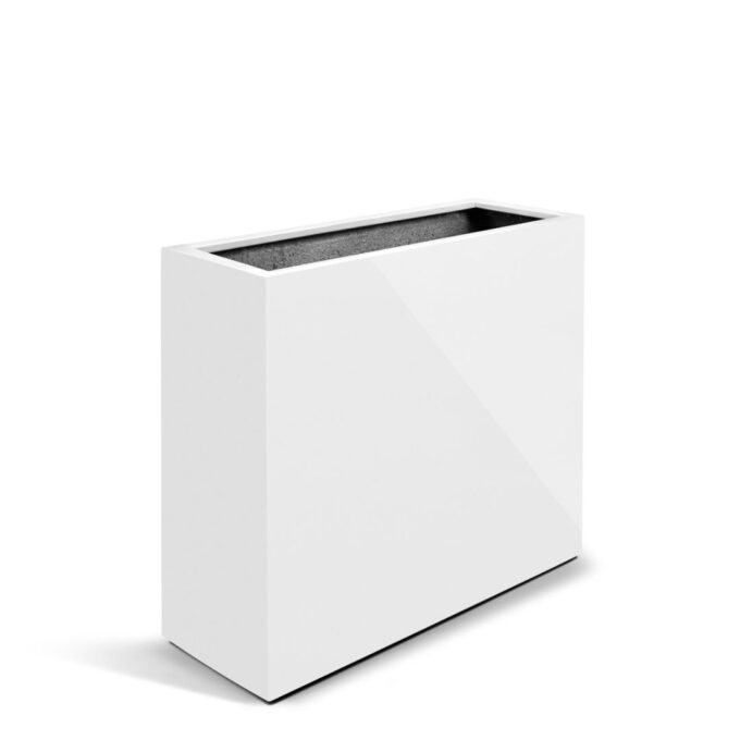 Verrijdbare Argento Roomdivider 80x30x Shiny White