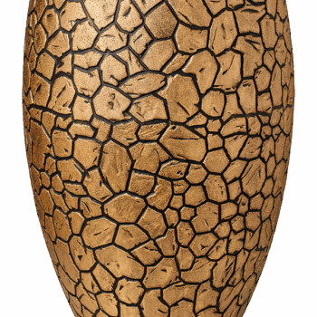Vaas elegant deluxe Clay NL 50x72 goud zwart