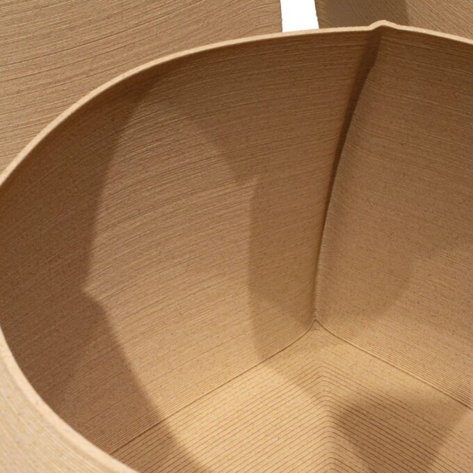 Big Bag 3D floor container, 42 x 42 x 31 cm, wood