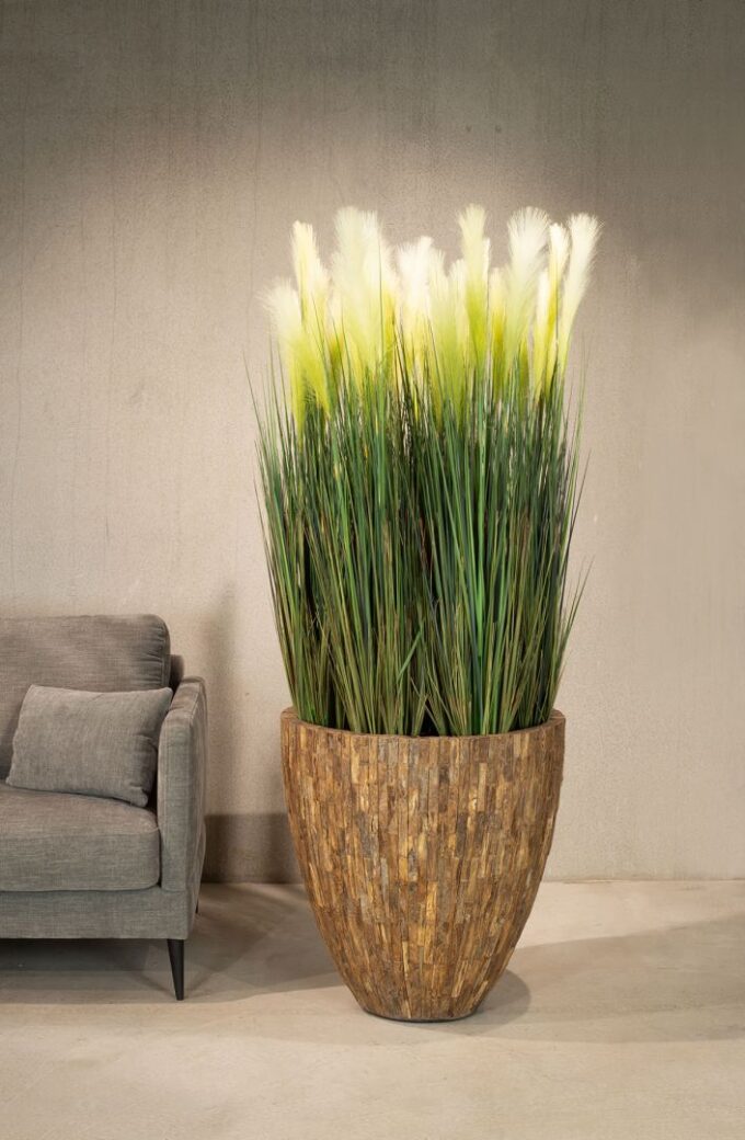 Woody floor planter, Ø 60 cm, height 65 cm