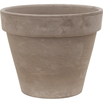 Terra Cotta Flowerpot Grey
