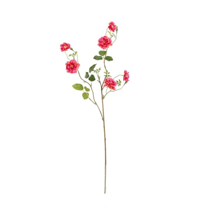 Wilde Rozen Kunsttak  Cerise