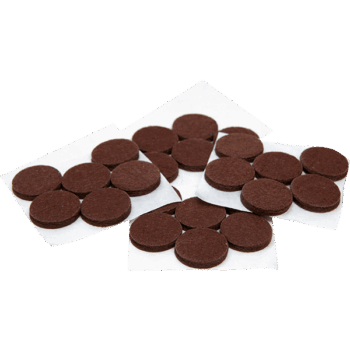 Anti-scratch Felt 33 mm (leaf / 6 pieces)