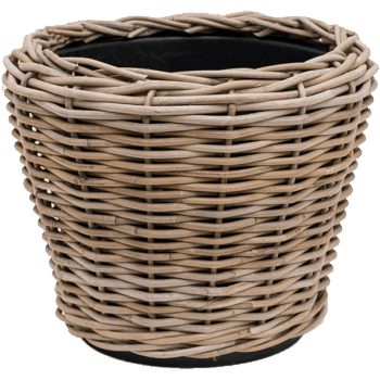 Drypot Rattan Round grey