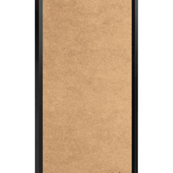 Wood frame MDF RAL 9005 satin gloss