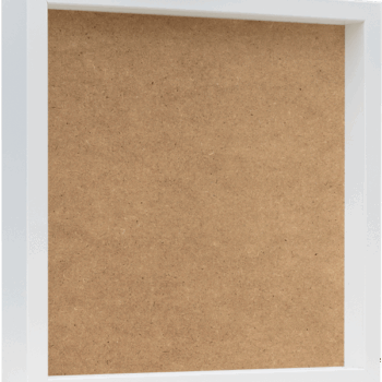 Wood frame MDF RAL 9010 satin gloss