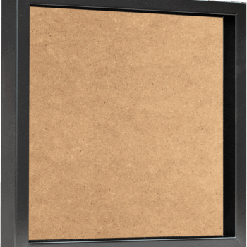 Wood frame MDF RAL 9005 satin gloss