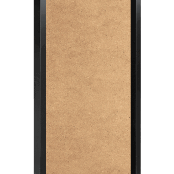 Wood frame MDF RAL 9005 satin gloss