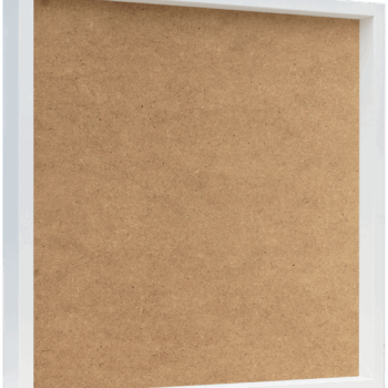 Wood frame MDF RAL 9010 satin gloss