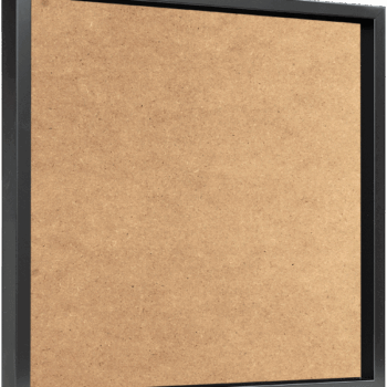 Wood frame MDF RAL 9005 satin gloss