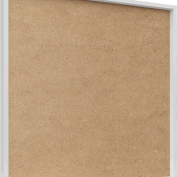 Wood frame MDF RAL 9010 satin gloss