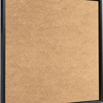 Wood frame MDF RAL 9005 satin gloss