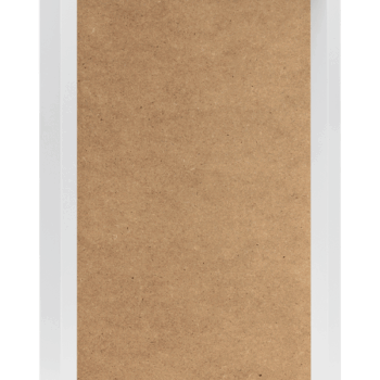 Wood frame MDF RAL 9010 satin gloss