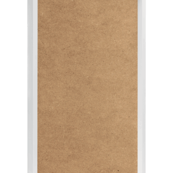 Wood frame MDF RAL 9010 satin gloss