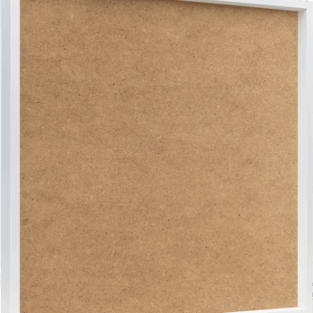 Wood frame MDF RAL 9010 satin gloss