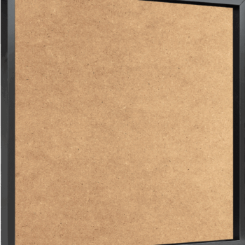 Wood frame MDF RAL 9005 satin gloss