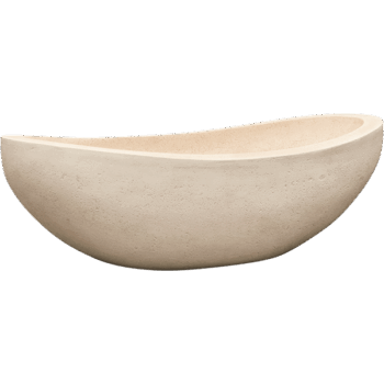 Baq Polystone Plain Boat Natural