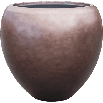 Baq Metallic Silver leaf Couple Matt Coffee (with liner)