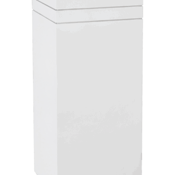 Baq Line-Up Square Matt White (with liner)